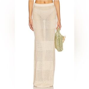NWT Lovers + Friends Aneta Maxi Skirt Revolve